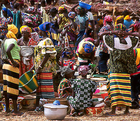 Mali’s life: a market, photo by Don Gurewitz