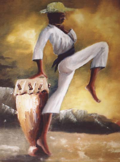 Le danseur au tambour, par Charlot Lucien, 1993