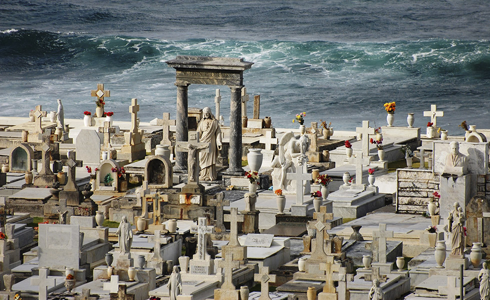 Cementerio Santa María Magdalena de Pazzis in Old San Juan, Puerto Rico; photo by Andrew Lutz.