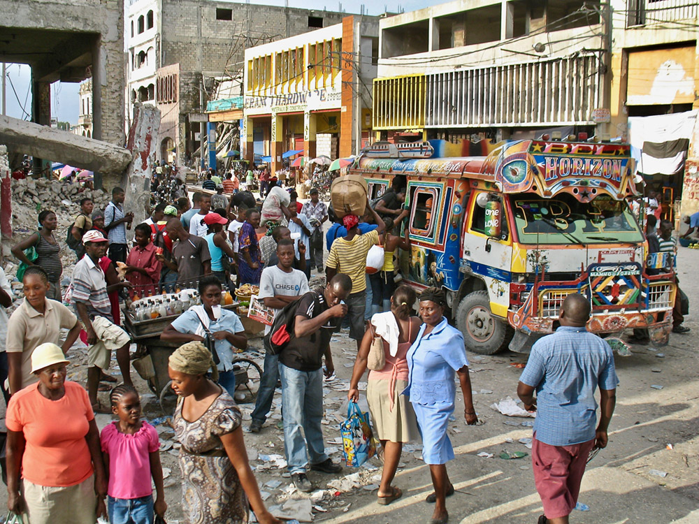“Downtown Port-au-Prince” by John Ripton